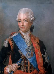 König Gustav III. (1746-92) von Schweden (Pastell)